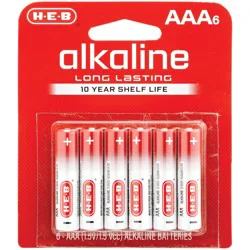 H-E-B Alkaline AAA Batteries