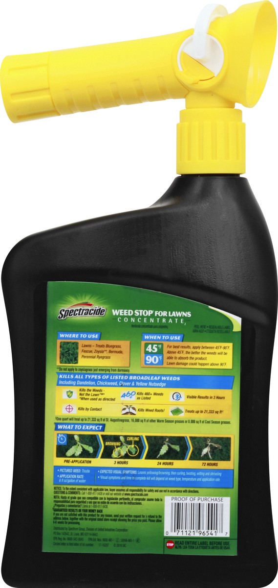 slide 5 of 9, Spectracide For Lawns Concentrate Weed Stop 32 oz, 32 oz