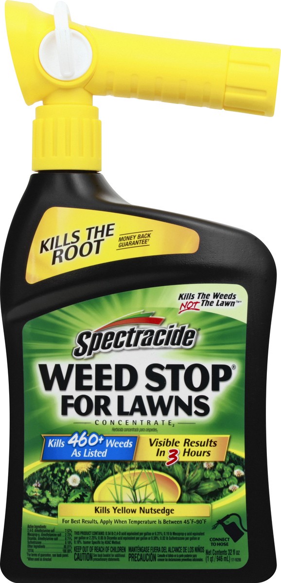 slide 6 of 9, Spectracide For Lawns Concentrate Weed Stop 32 oz, 32 oz