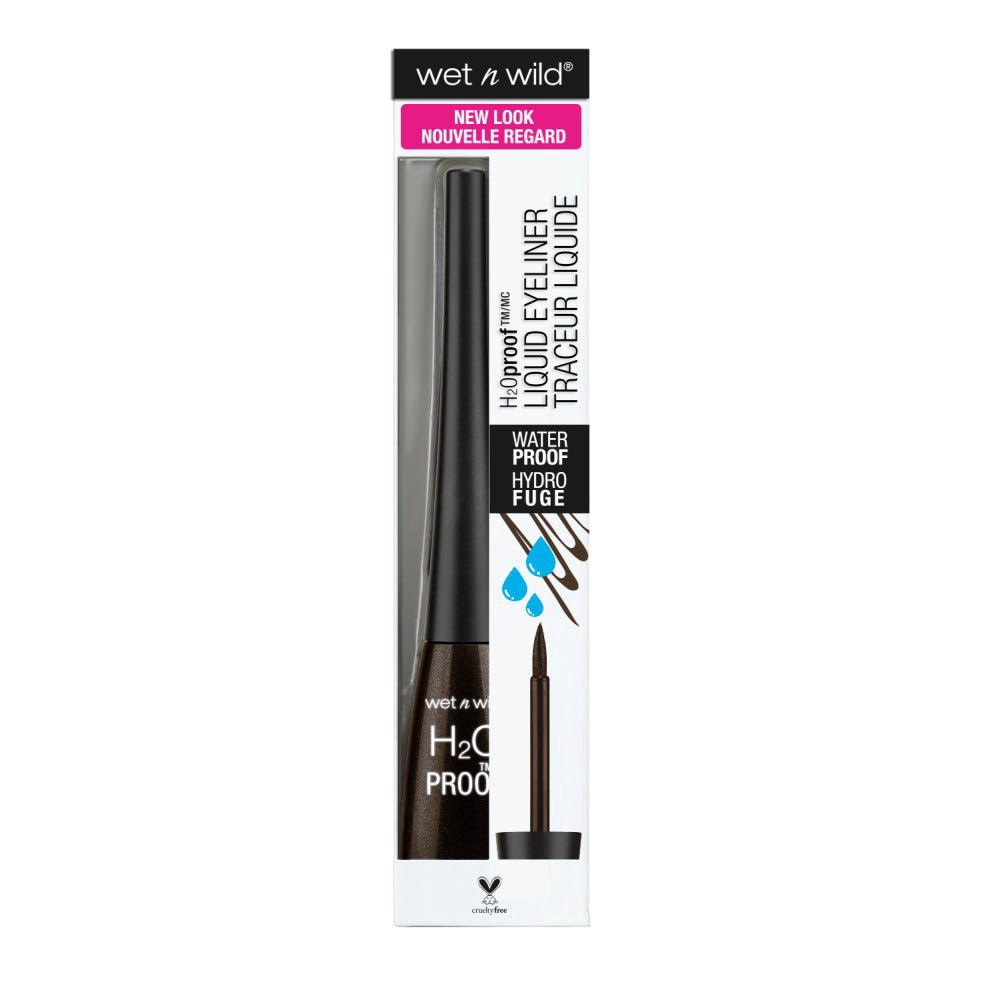 slide 3 of 4, wet n wild Liquid Waterproof Dark Brown 880 Eyeliner 0.17 oz, 0.17 oz