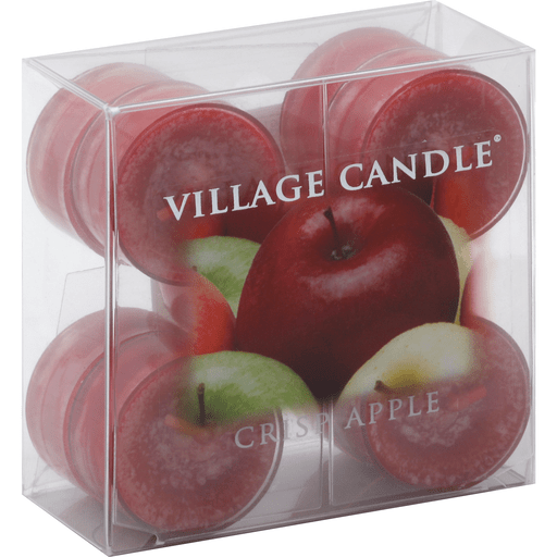 slide 2 of 2, Village Candle Tealights, Crisp Apple, 10 ct