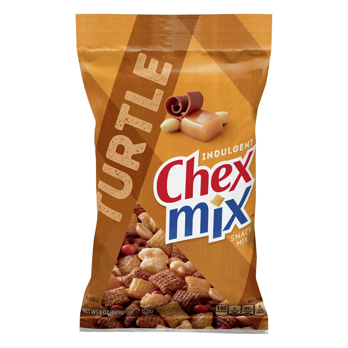 slide 1 of 1, Chex Mix Turtle Indulgent Snack Mix 8 oz, 8 oz
