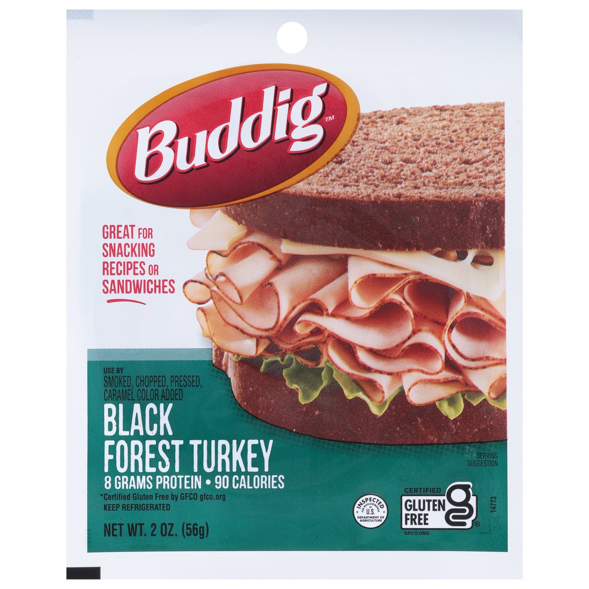 slide 1 of 13, Buddig Black Forest Turkey 2 oz, 2 oz