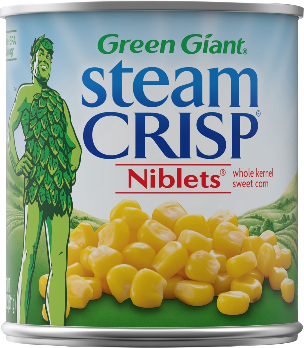 slide 6 of 9, Green Giant Steam Crisp Niblets Whole Kernel Sweet  Corn 11 oz, 