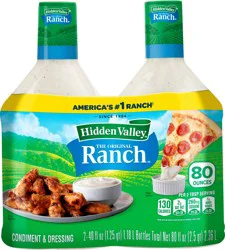 Hidden Valley The Original Ranch Topping & Dressing 2 ea