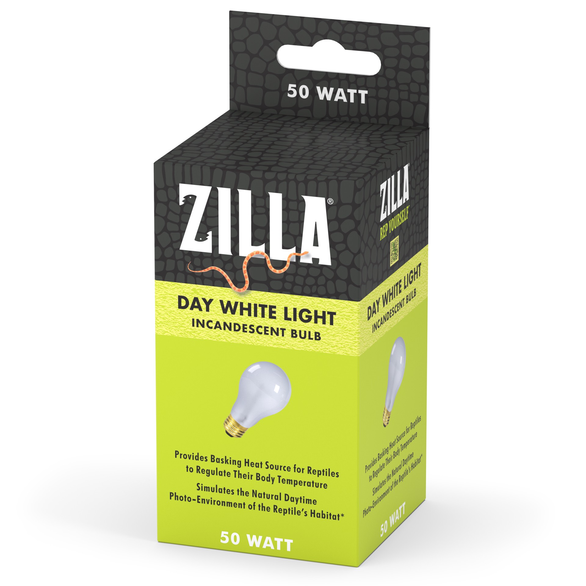 slide 1 of 6, Zilla Incandescent Bulbs Day White 50 Watts, 1 ct