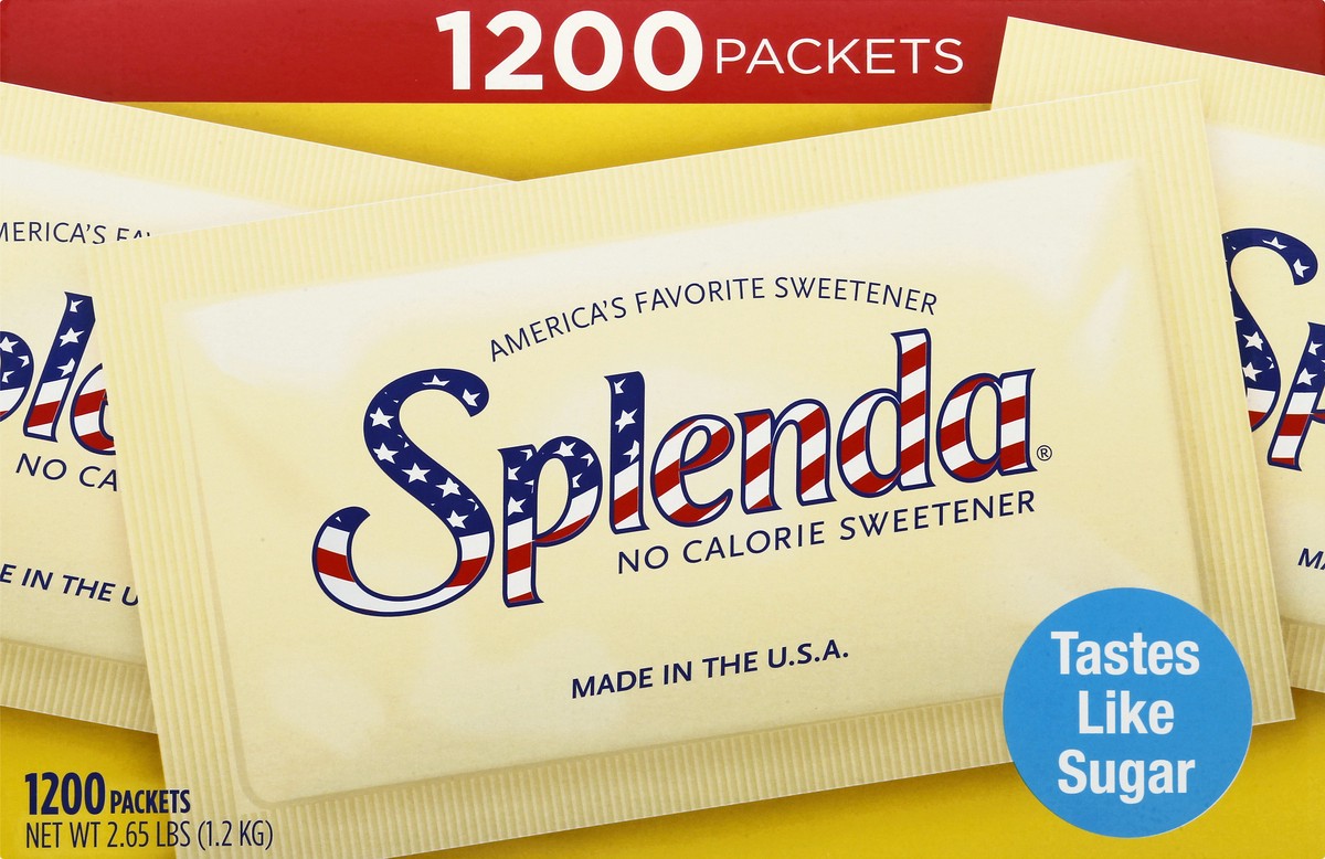 slide 6 of 11, Splenda No Calorie Sweetener 1200.0 ea, 