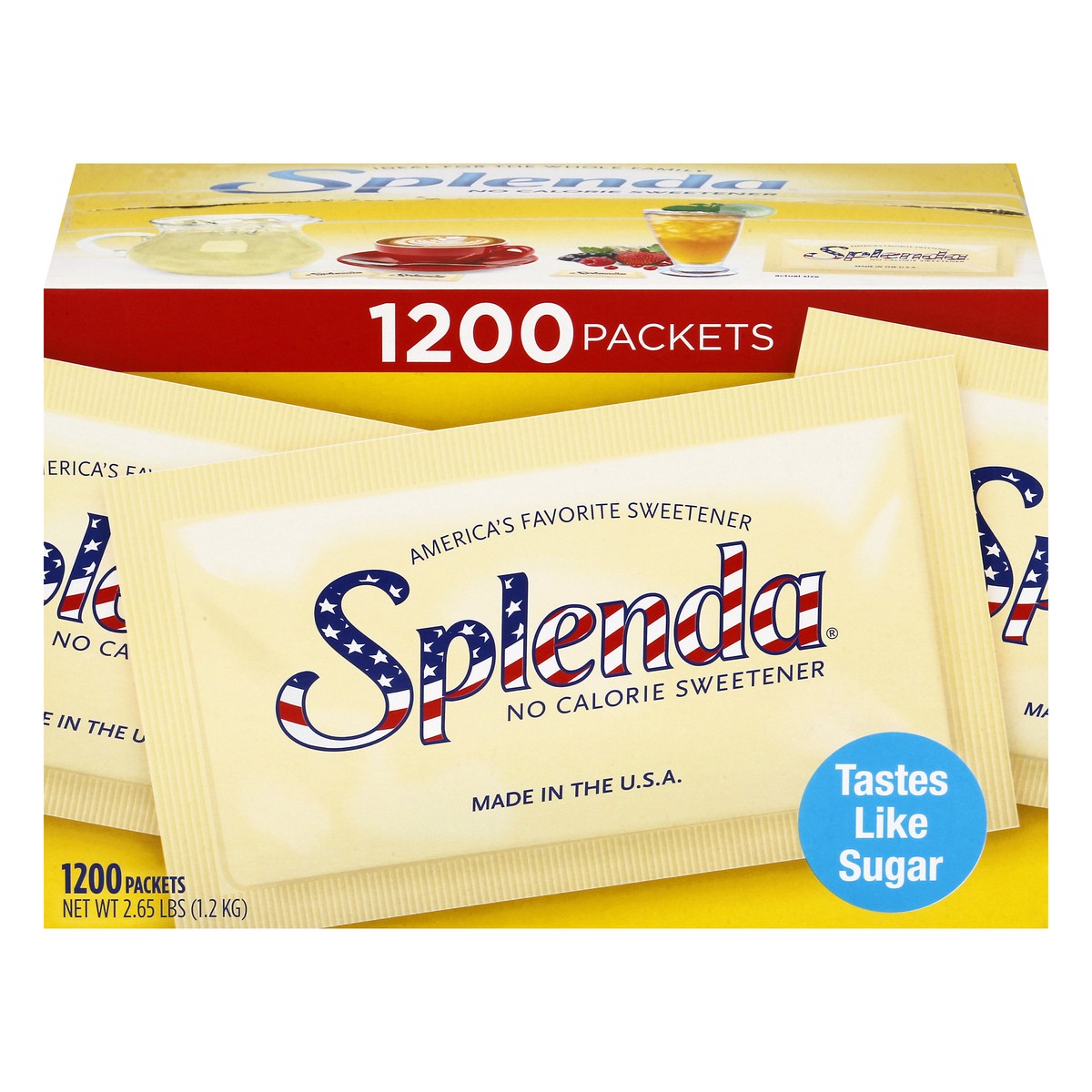 slide 1 of 11, Splenda No Calorie Sweetener 1200.0 ea, 