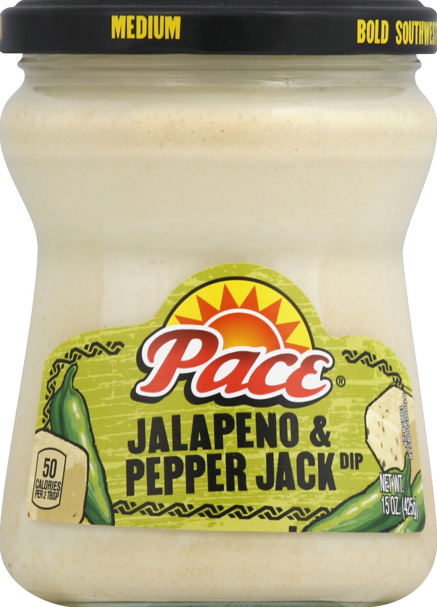 slide 2 of 2, Pace Jalapeno Pepper Jack Dip, 15 oz