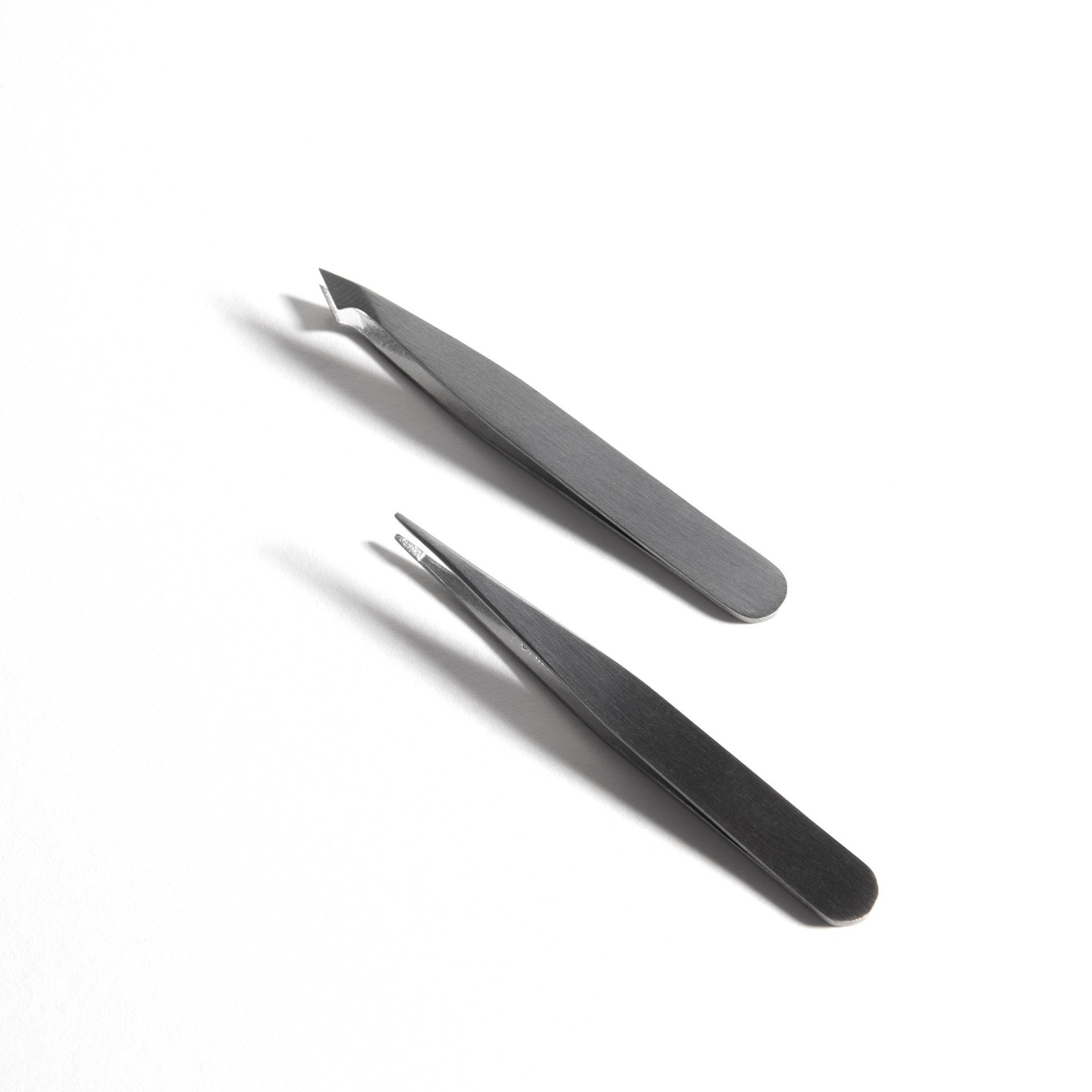 slide 8 of 9, Trim Compact Slant Point Tweezers - 2 Pack, 2 ct