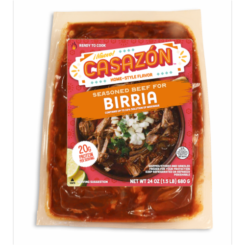 slide 1 of 1, Casazon™ Seasoned Beef For Birria, 24 oz, 24 oz