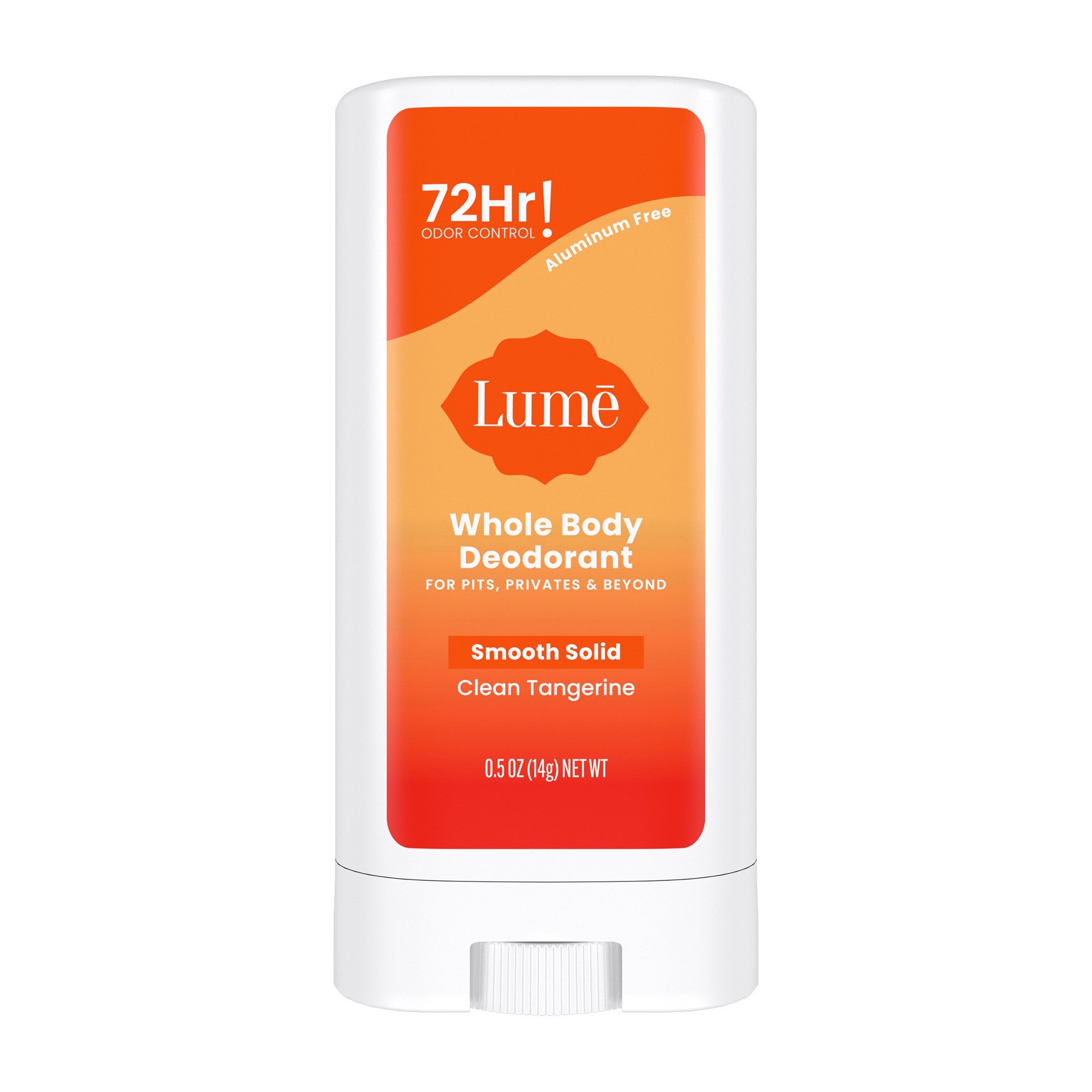 slide 1 of 1, Lume Smooth Solid 72HR Clean Tangerine Deodorant 0.5 oz, 0.5 oz