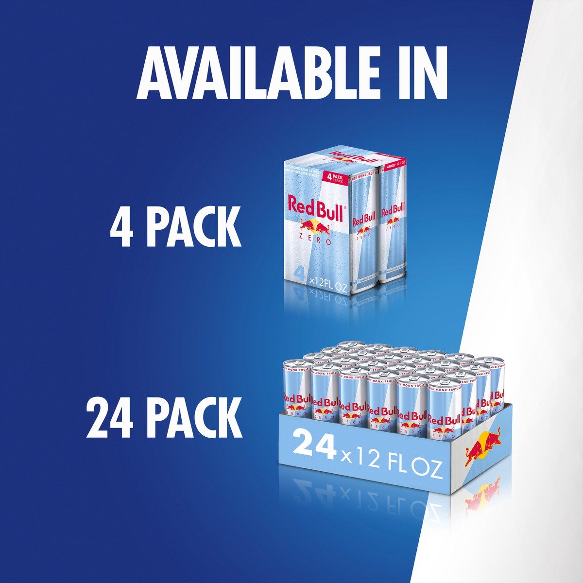 slide 3 of 7, Red Bull Zero Edition 12oz/4pk, 4 ct; 12 oz