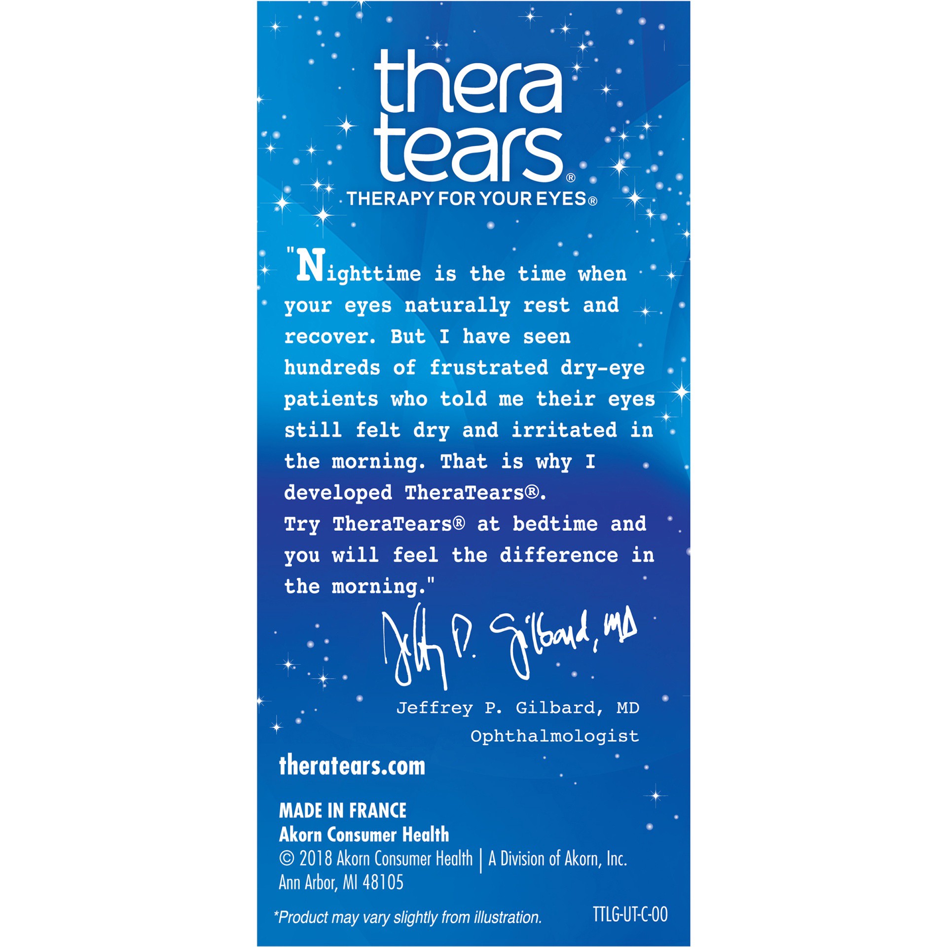 slide 4 of 6, TheraTears Liquid Gel Nighttime Lubricant Eye Gel 30 ea, 30.0 ct