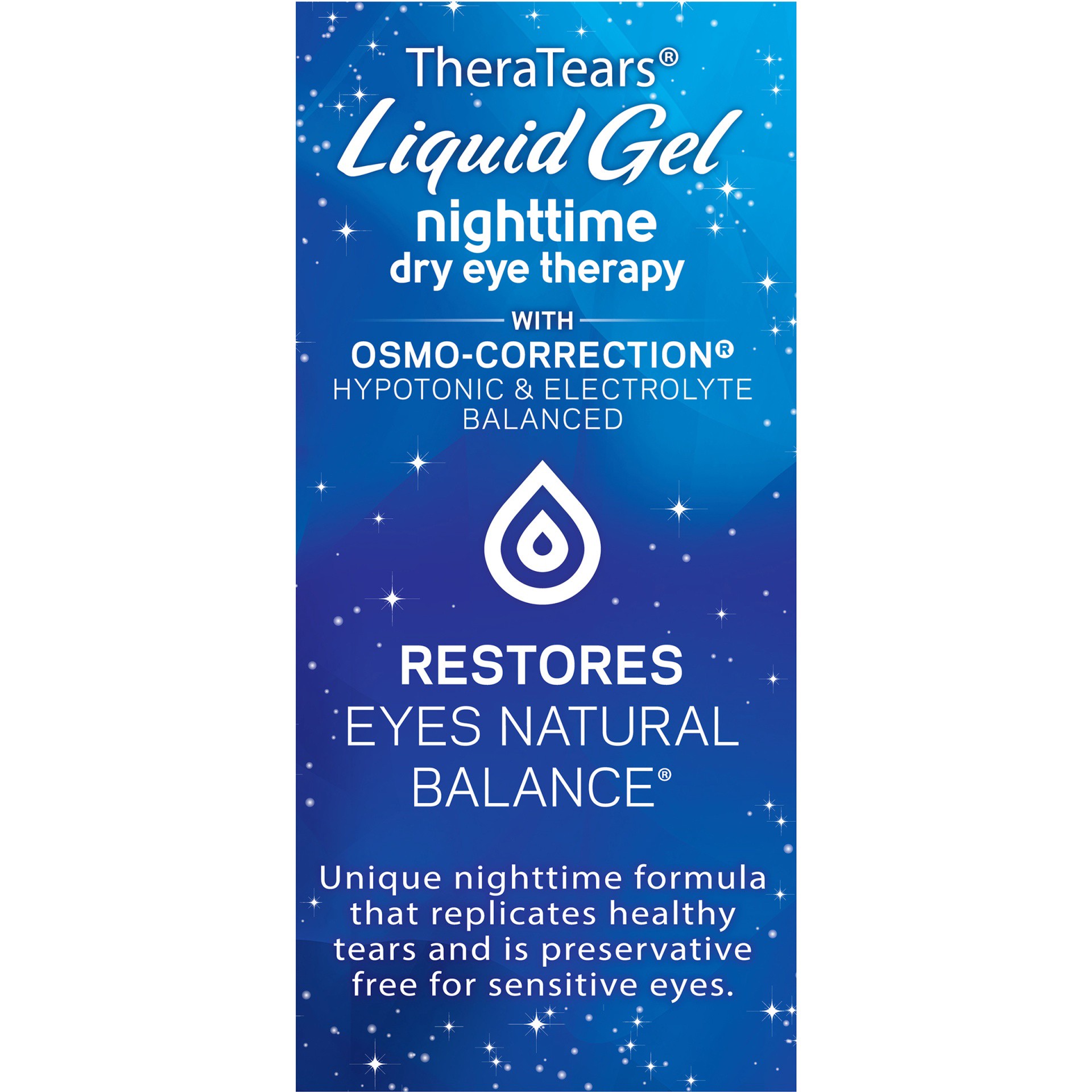 slide 5 of 6, TheraTears Liquid Gel Nighttime Lubricant Eye Gel 30 ea, 30.0 ct