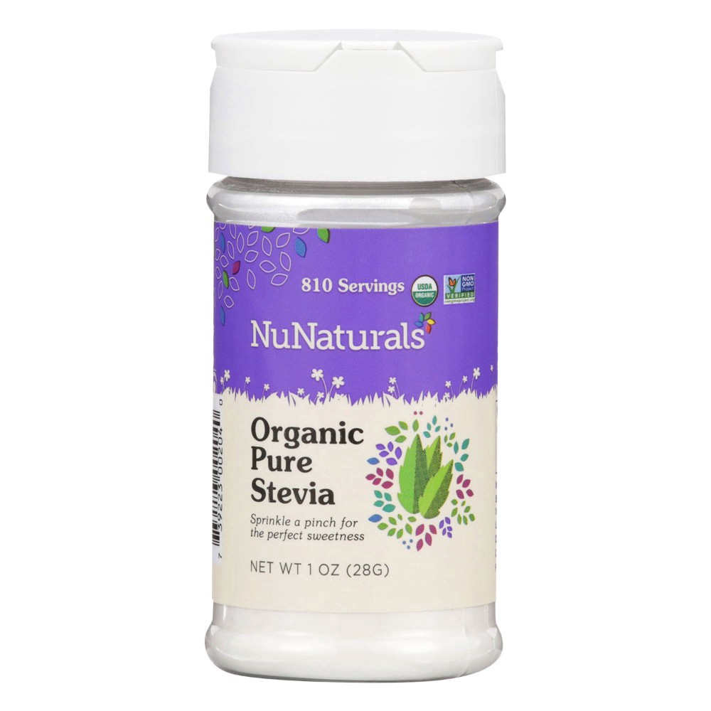 slide 3 of 3, NuNaturals Nustevia Organic Pure Stevia Extract, 1 oz