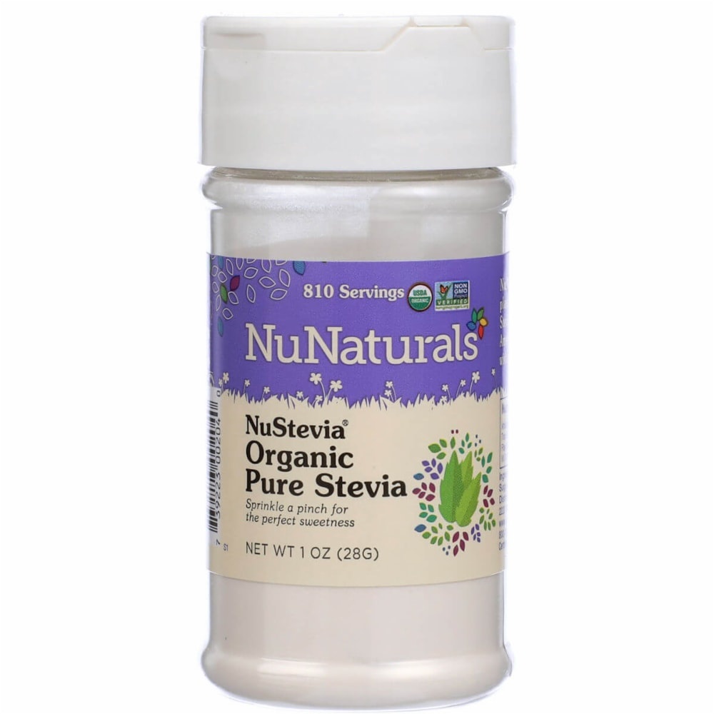 slide 1 of 1, NuNaturals Nustevia Organic Pure Stevia Extract, 1 oz