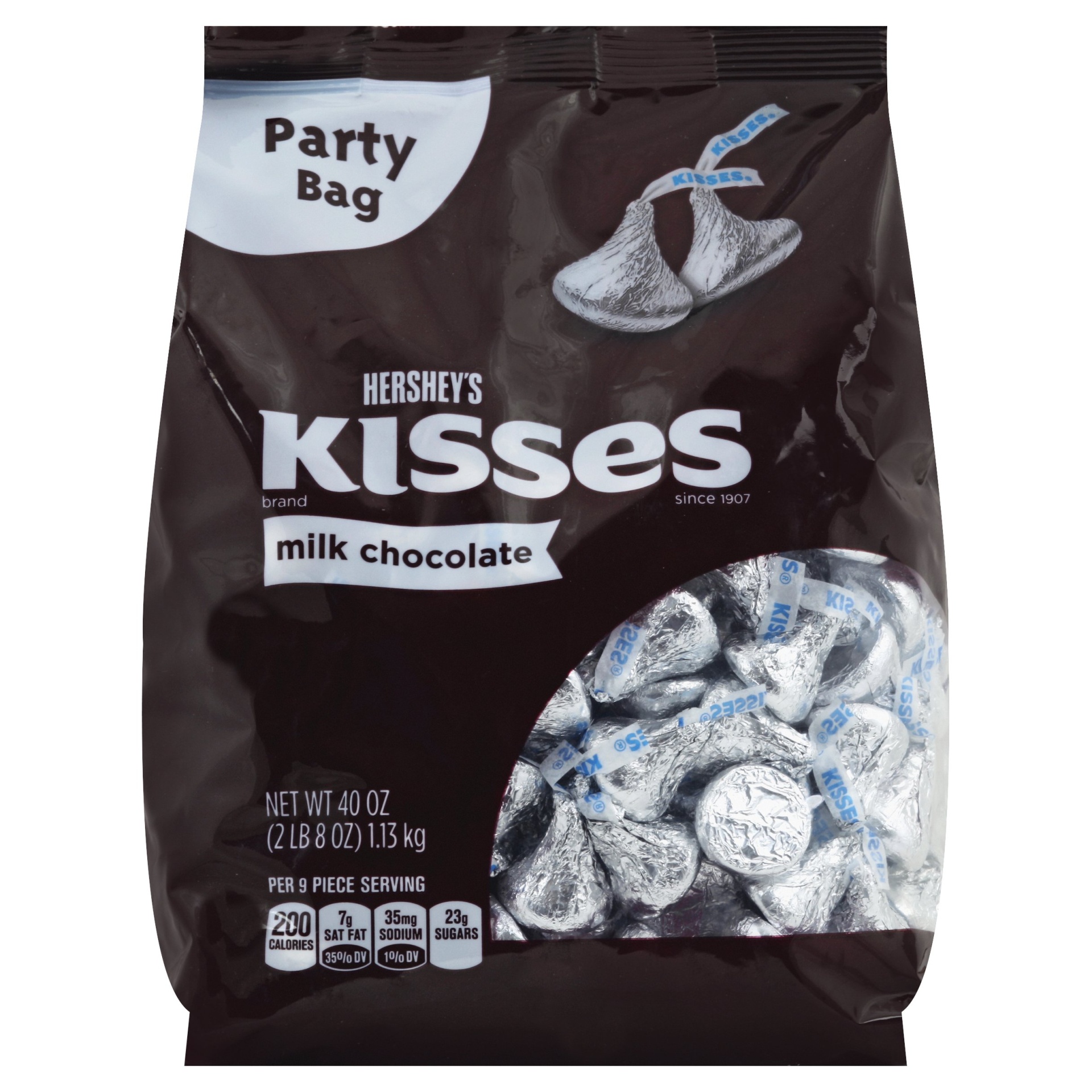 slide 1 of 7, Hershey's Kisses Milk Chocolates, 40 oz