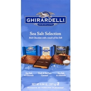 slide 1 of 1, Ghirardelli Chocolate, Sea Salt Selection, 6.94 oz