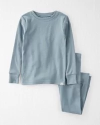 Littleplanet Toddler Organic Cotton Pajamas Set Blue Creek 4T