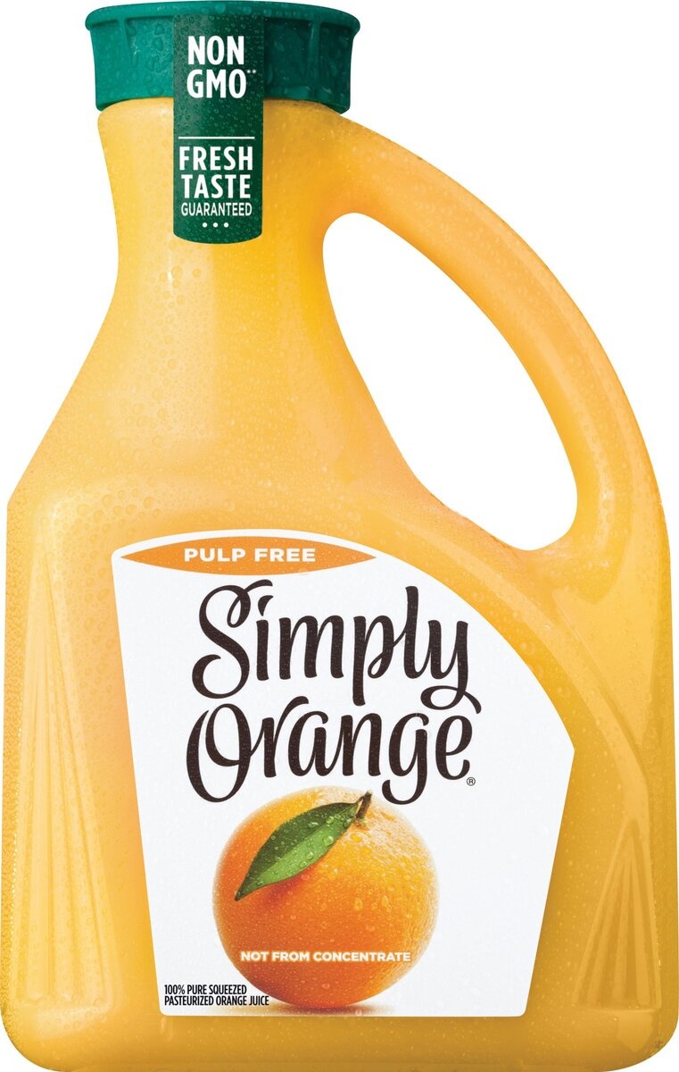 slide 2 of 3, Simply Orange Juice Original, 89 oz
