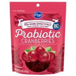 Kroger Probiotic Dried Cranberries