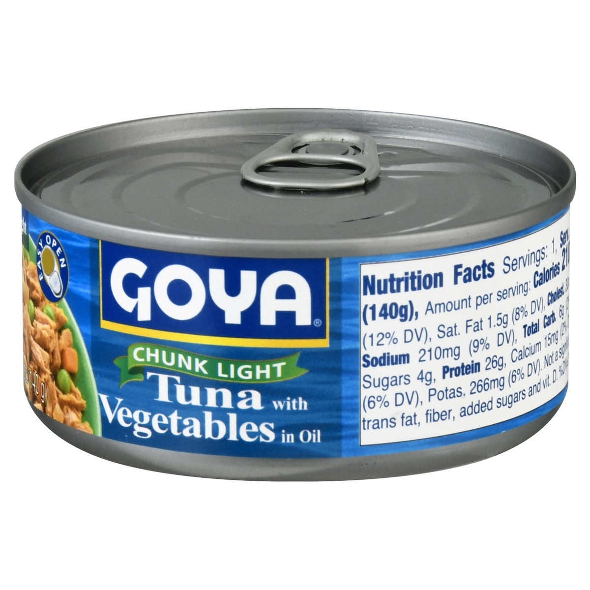 slide 7 of 12, Goya Chunk Light Tuna with Vegetables in Oil 4.94 oz, 4.94 oz