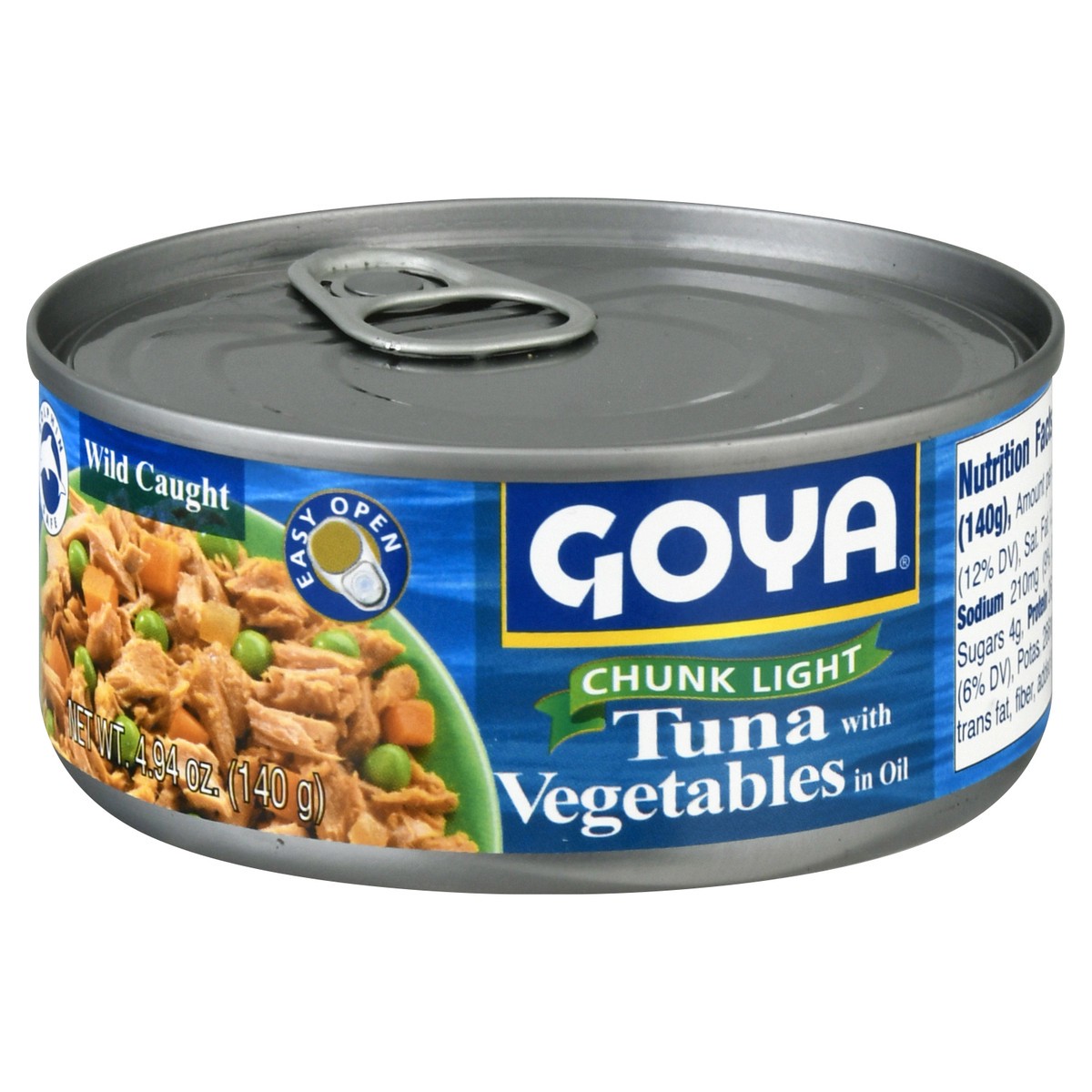 slide 6 of 12, Goya Chunk Light Tuna with Vegetables in Oil 4.94 oz, 4.94 oz