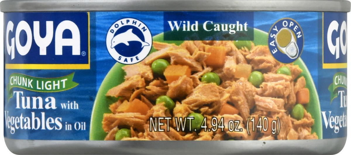 slide 5 of 12, Goya Chunk Light Tuna with Vegetables in Oil 4.94 oz, 4.94 oz