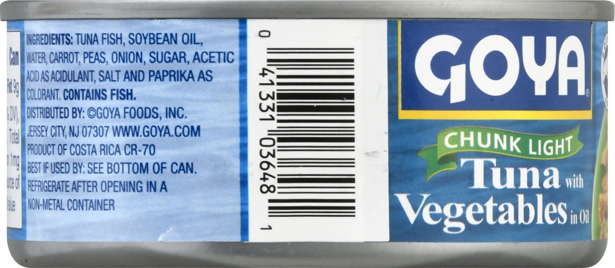 slide 2 of 12, Goya Chunk Light Tuna with Vegetables in Oil 4.94 oz, 4.94 oz