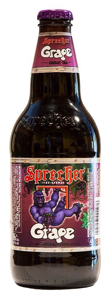 slide 1 of 1, Sprecher Gorilla Grape Gourmet Soda - 16 oz, 16 oz