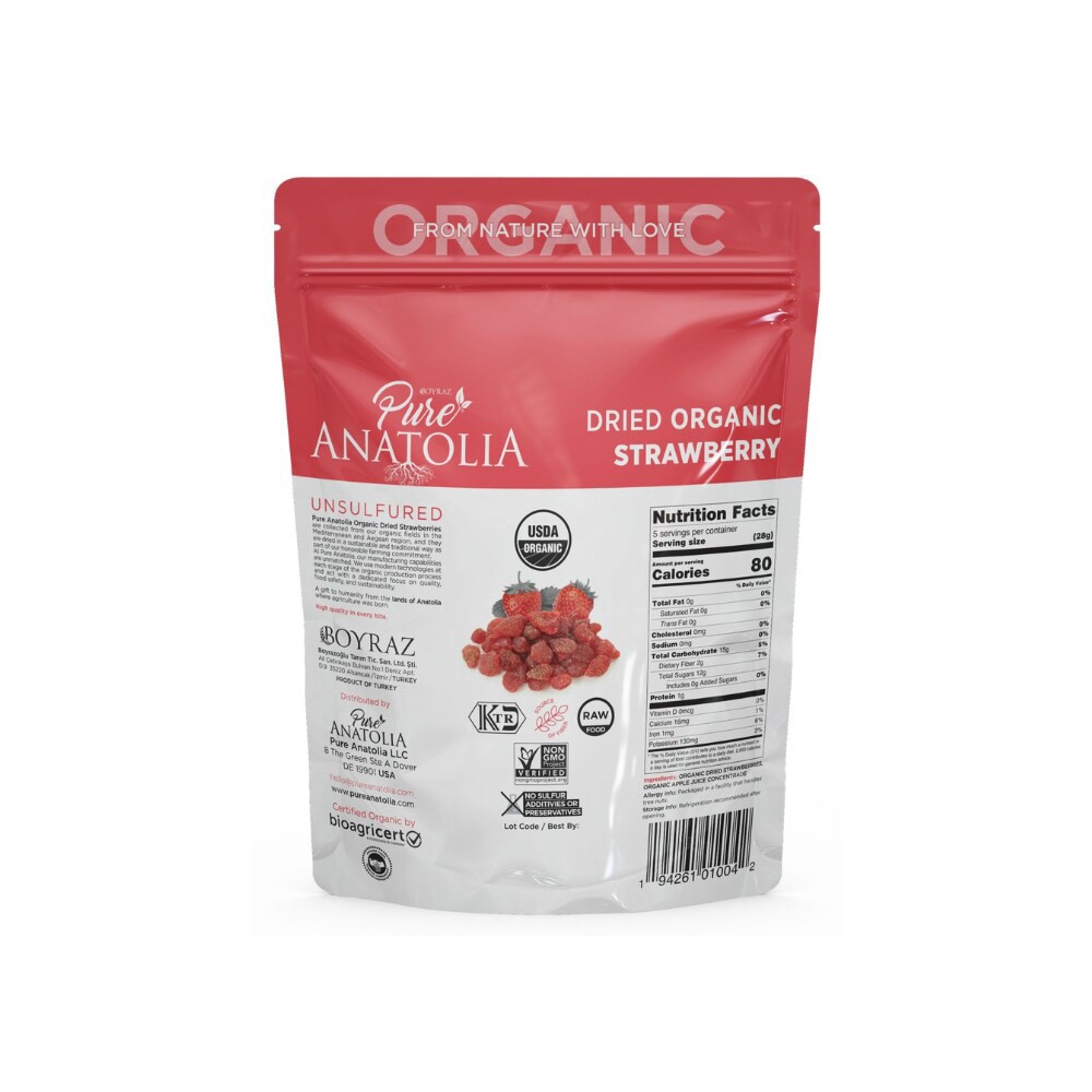 slide 2 of 2, Pure Anatolia Dried Organic Strawberry, 5 oz