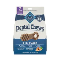 Blue Buffalo Dental Chews Natural Large Adult Dog Treats