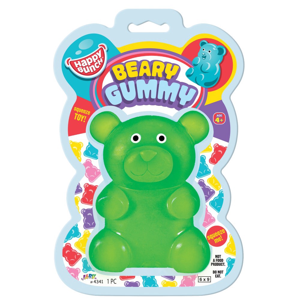 slide 1 of 1, Ja-Ru Happy Bunch Beary Gummy Squeeze Toy, 1 ct