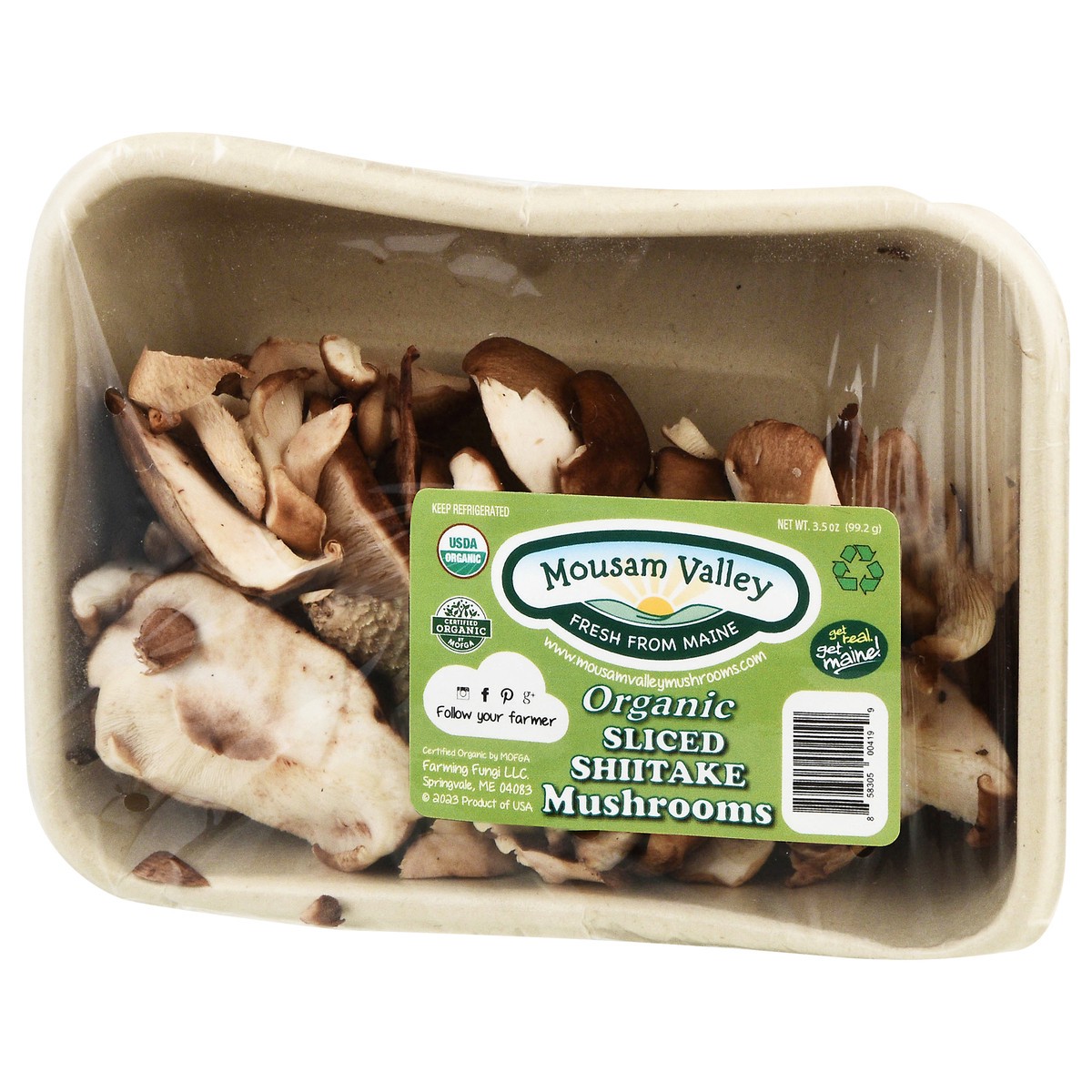 slide 5 of 12, Mousam Valley Organic Sliced Shiitake Mushrooms 3.5 oz, 3.5 oz
