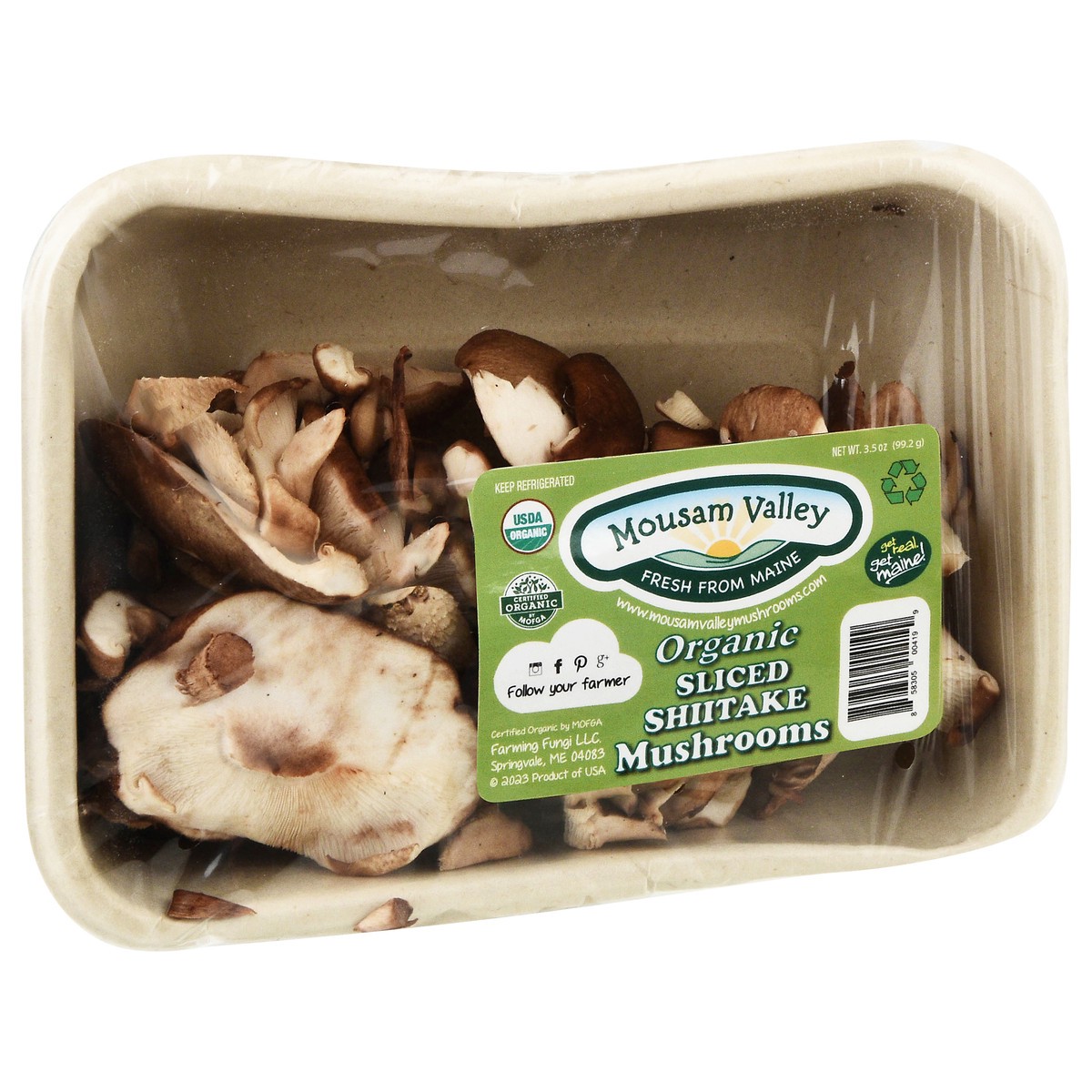 slide 4 of 12, Mousam Valley Organic Sliced Shiitake Mushrooms 3.5 oz, 3.5 oz