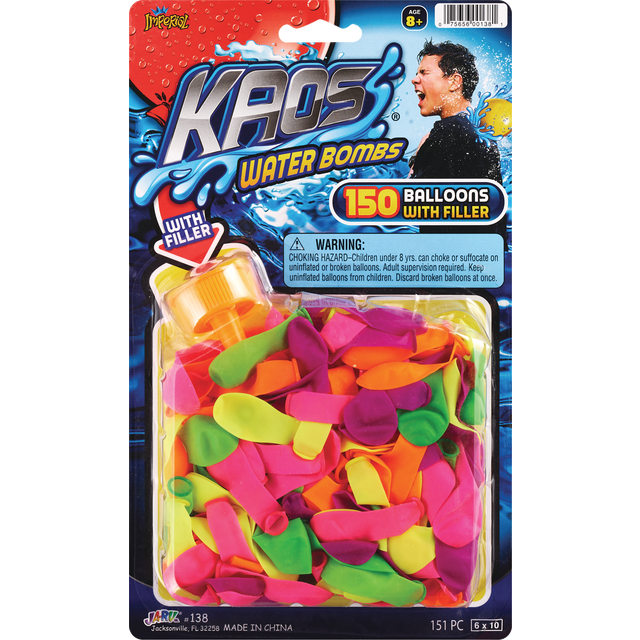 slide 1 of 1, Waterbomb 150Pk W/Filler, 1 ct