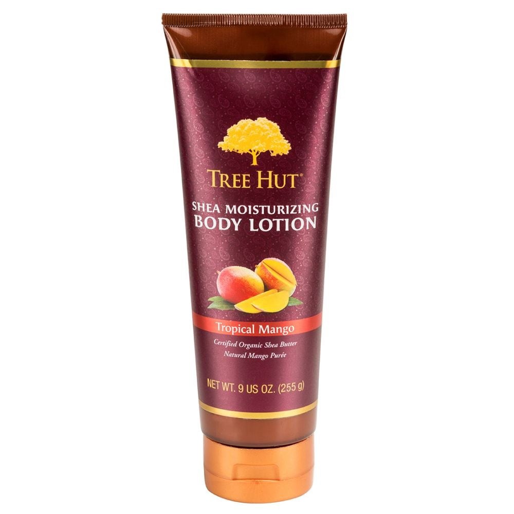 slide 1 of 3, Tree Hut Tropical Mango Shea Moisturizing Body Lotion, 9 oz