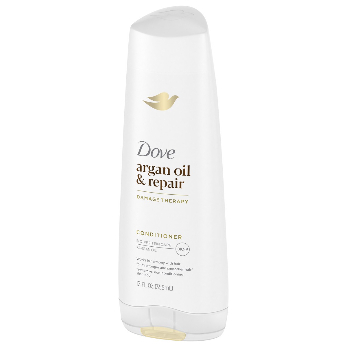 slide 10 of 13, Dove Conditioner Argan Oil & Damage Repair 12 oz, 12 fl oz