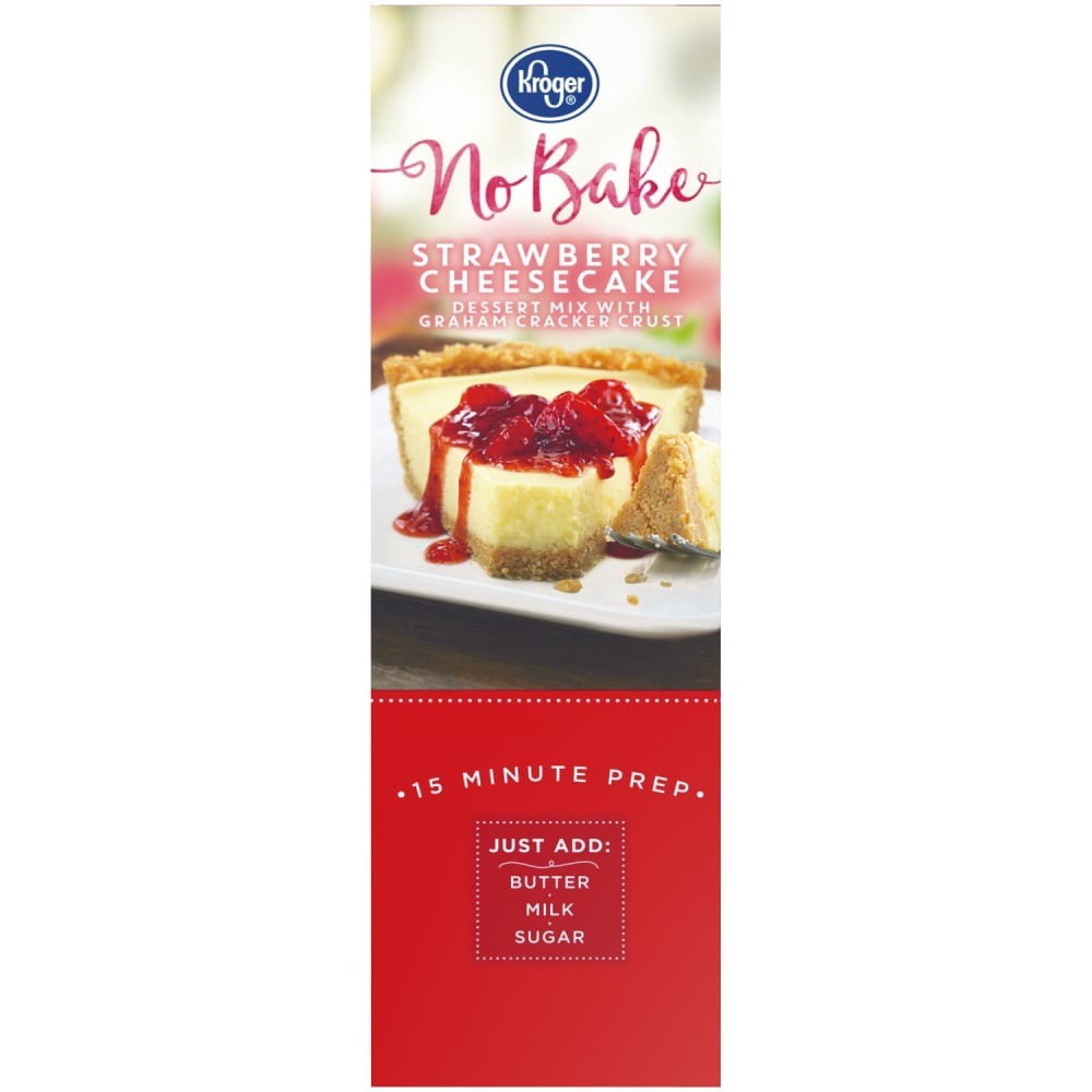 slide 4 of 5, Kroger Strawberry Cheesecake Dessert Mix, 19.6 oz