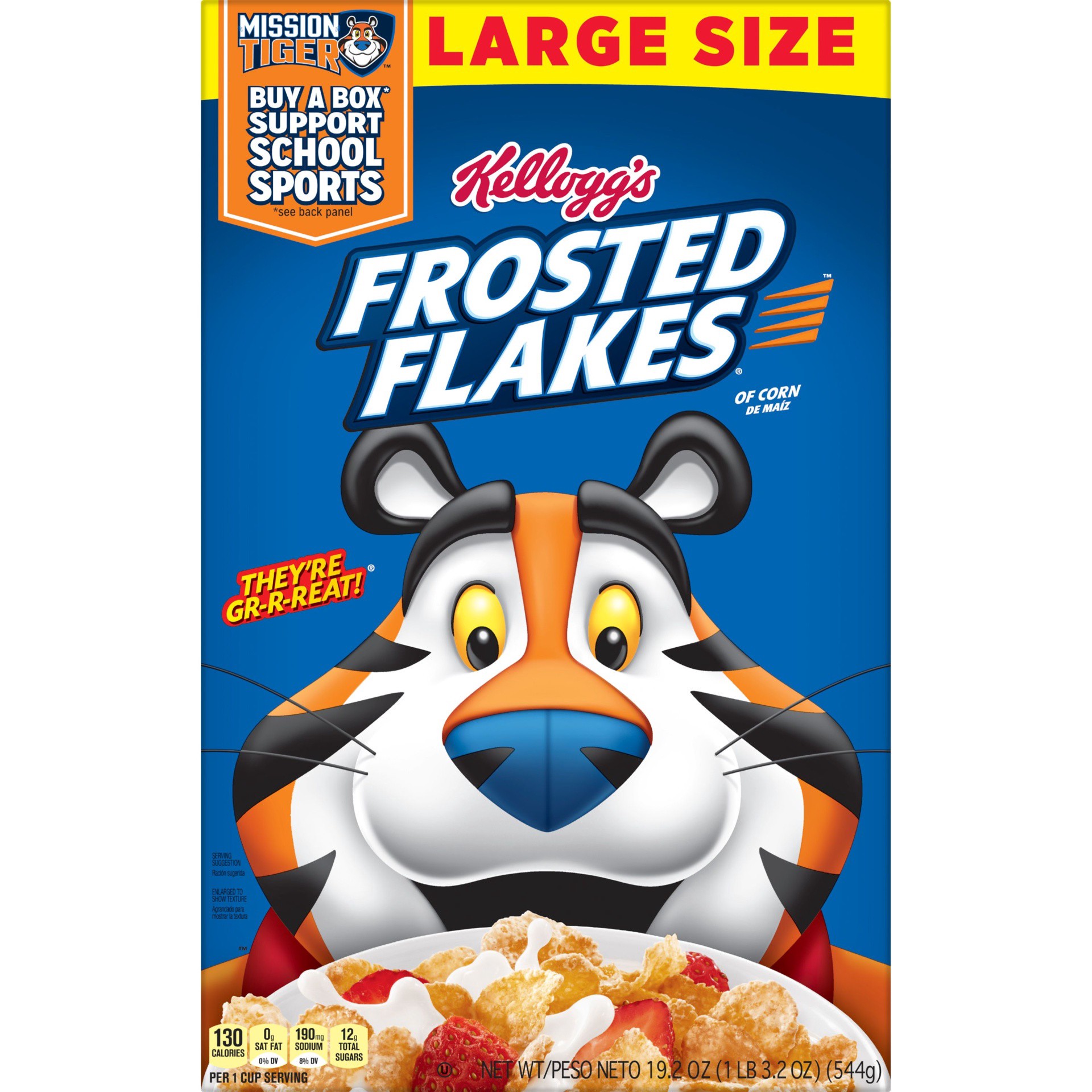 slide 2 of 7, Frosted Flakes Cereal, 23 oz