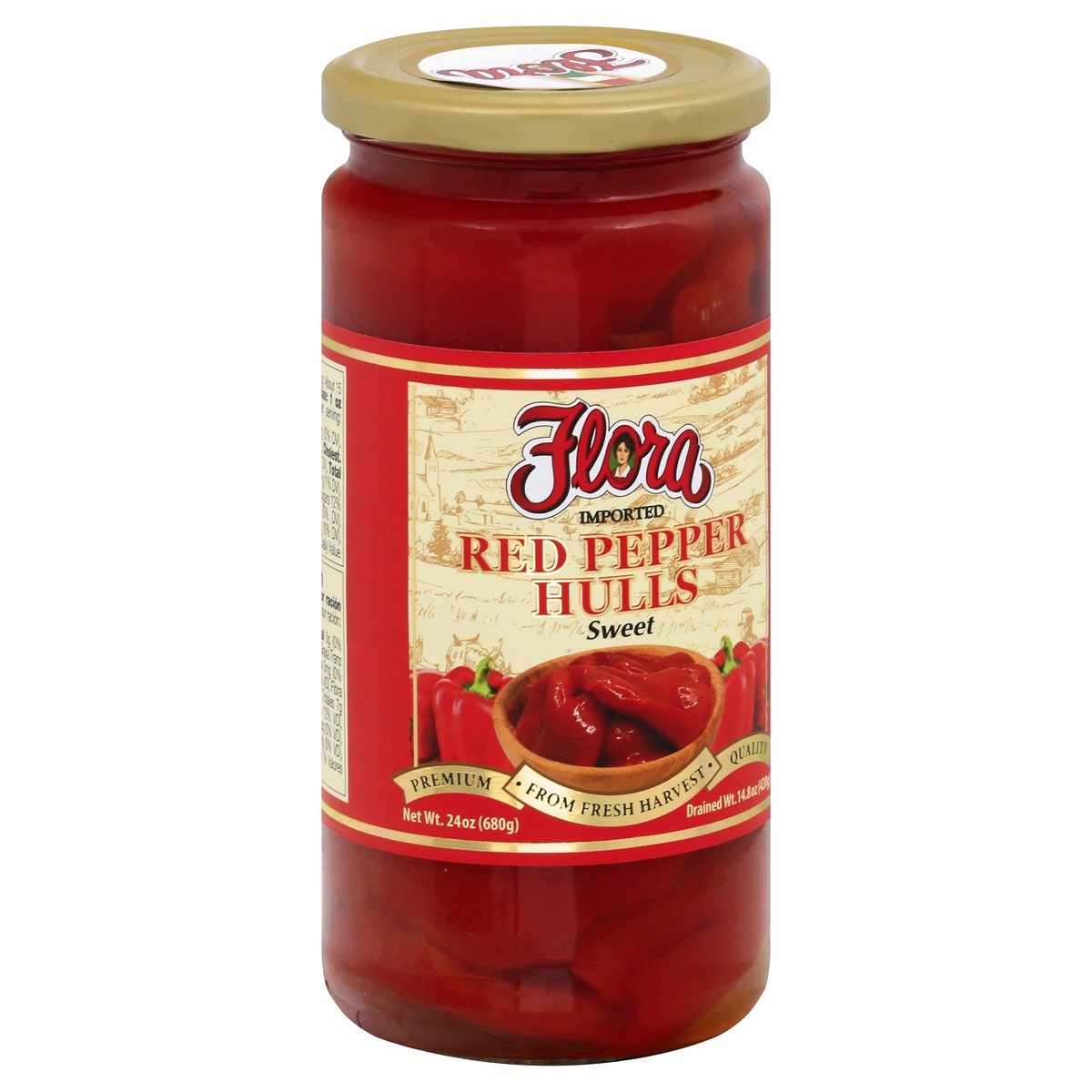 slide 3 of 13, Flora Red Pepper Hulls, Sweet, 24 oz