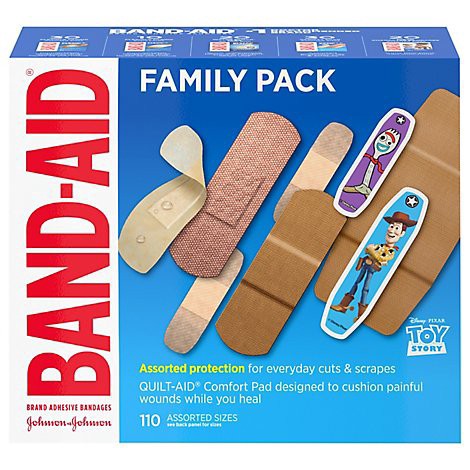 slide 1 of 1, Band-Aid Family Pack - 110 Ct, 110 ct