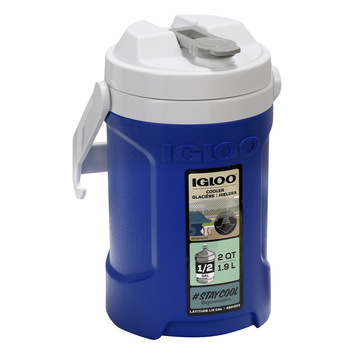 slide 4 of 9, Igloo 0.5 Gal Majestic Blue Cooler 1 ea, 1 ct