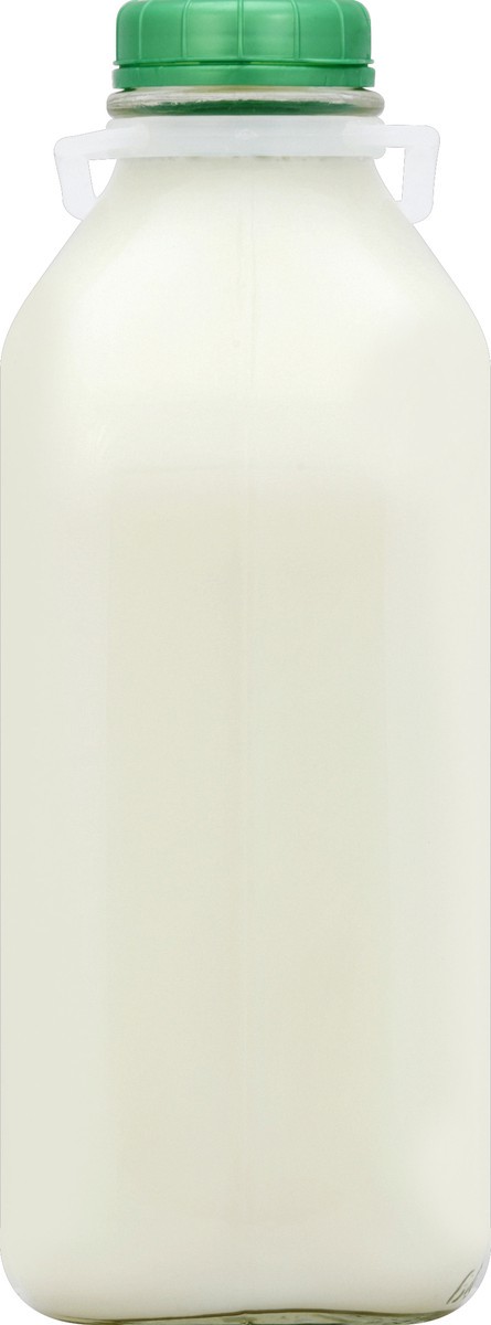 slide 4 of 4, Trickling Springs Creamery Nonfat Organic Milk, Glass Bottle, 64 oz