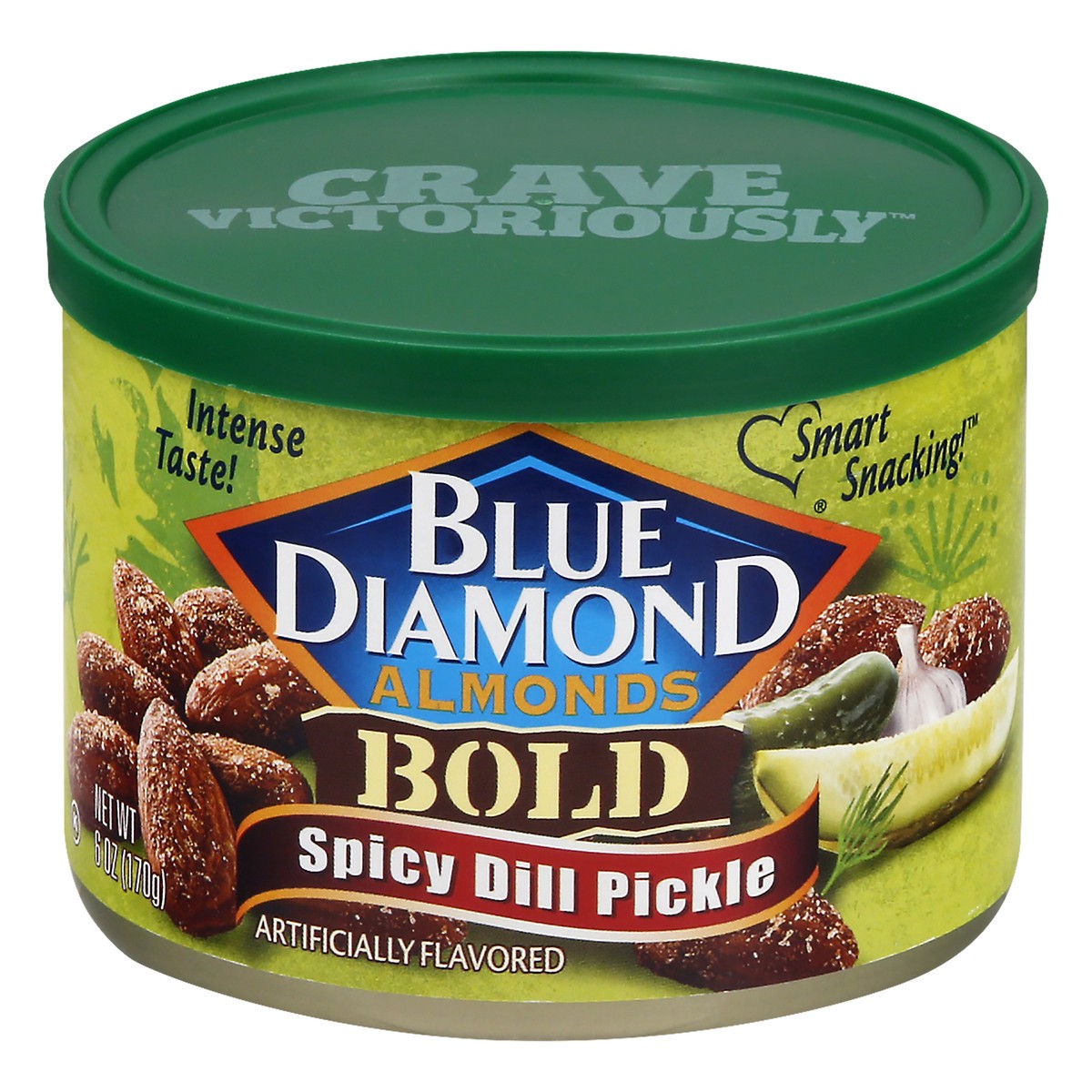 slide 3 of 4, Blue Diamond Bold Spicy Dill Pickle Almonds 6 oz, 6 oz