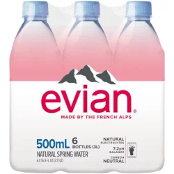 Evian Natural Spring Water - 1.05 pint