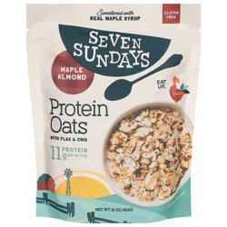 Seven Sundays Maple Almond Protein Oats with Flax & Chia 16 oz
