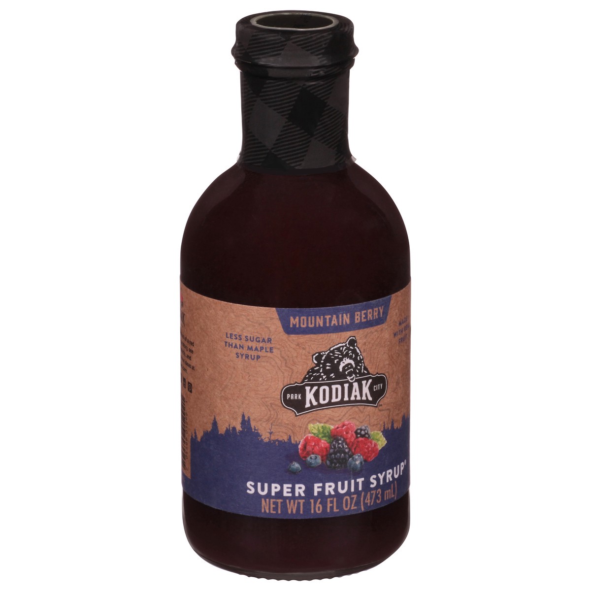 slide 4 of 14, Kodiak Cakes Mountain Berry Super Fruit Syrup 16 fl oz, 16 oz