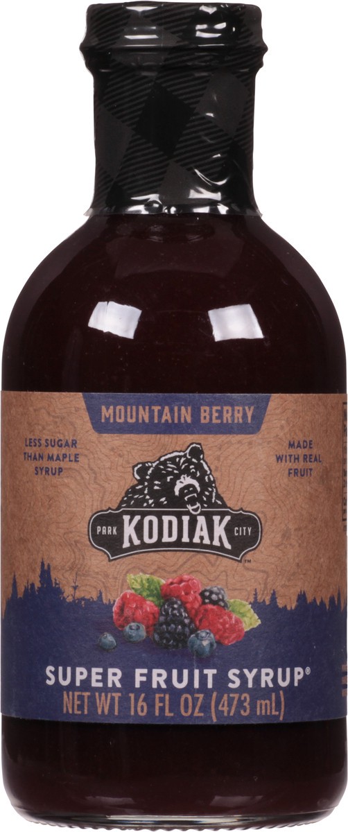 slide 8 of 14, Kodiak Cakes Mountain Berry Super Fruit Syrup 16 fl oz, 16 oz